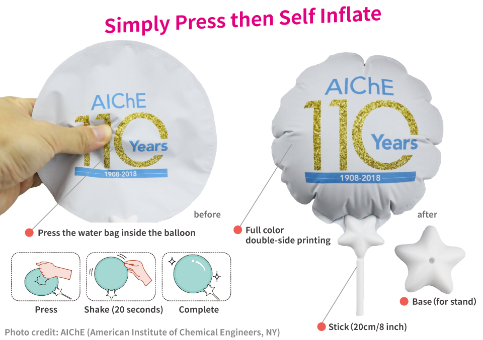 Press it and self inflate