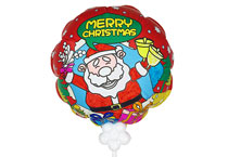 圣诞涂鸦自动充气气球
                                